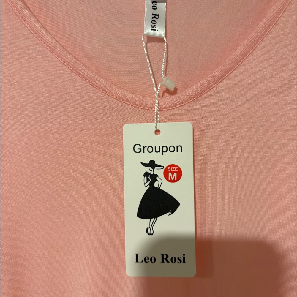 NWT Leo Rosi medium‎ Light Pink Tank Top - Picture 3 of 6
